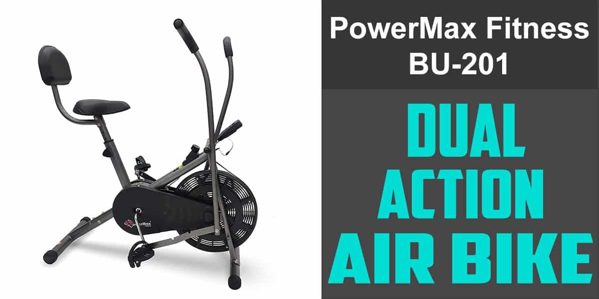 PowerMax Fitness BU-201 Dual Action Air Bike