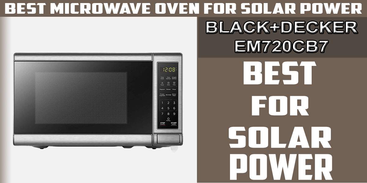 BLACK+DECKER EM720CB7- Best for solar panel
