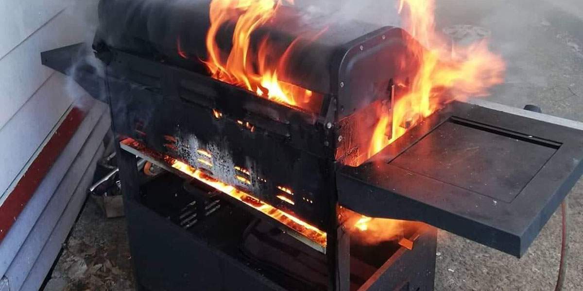 How to Clean a Grill That Caught Fire