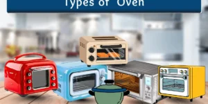 Types of oven for kitchen use, including toaster, microwave, and convection models.