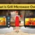 Grill microwave ovens showcasing different models with advanced cooking features.